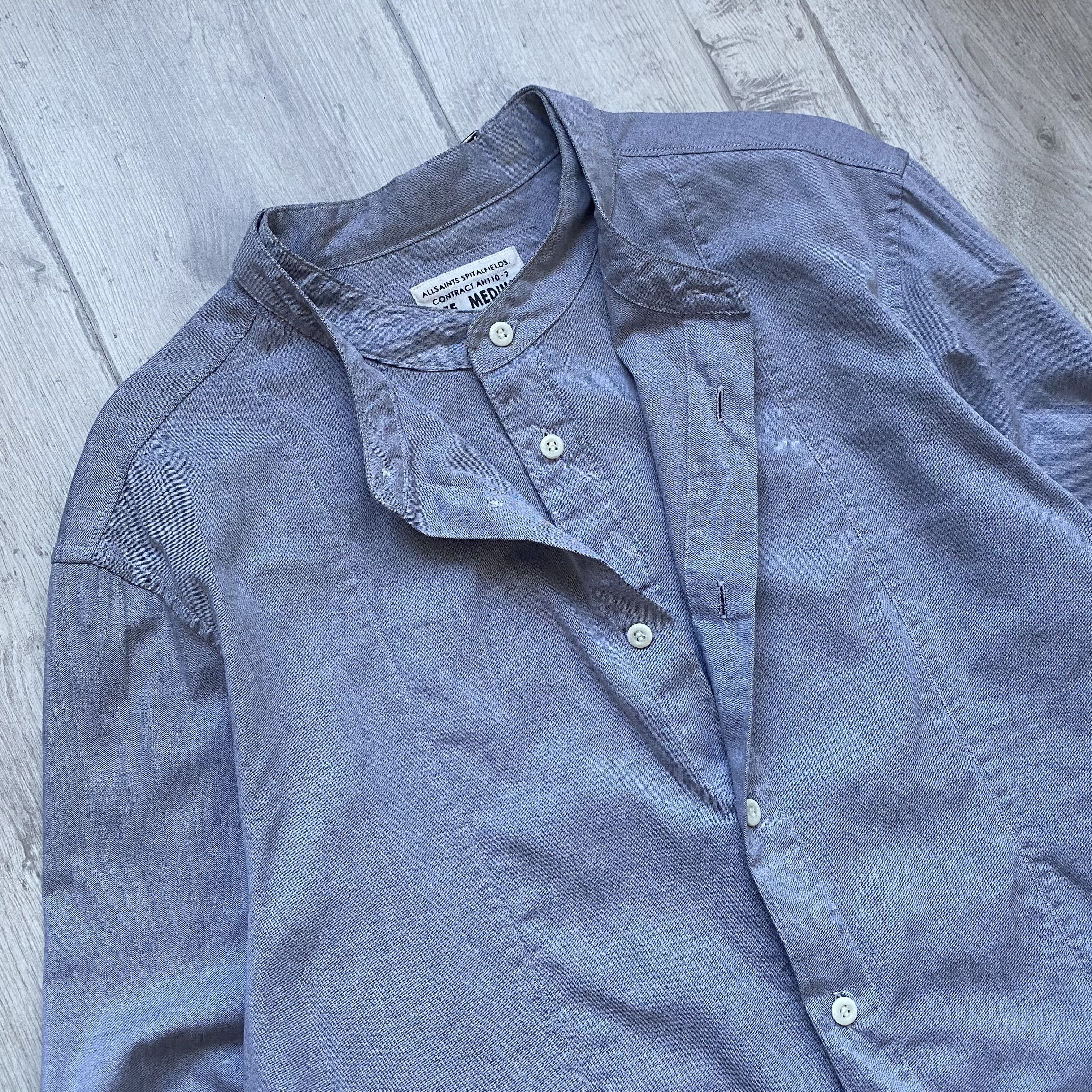 Allsaints ❗️ RARE AllSaints Redondo Luxury Long Sleeve ButtonUp Shirt Size US M / EU 48-50 / 2 - 2 Thumbnail