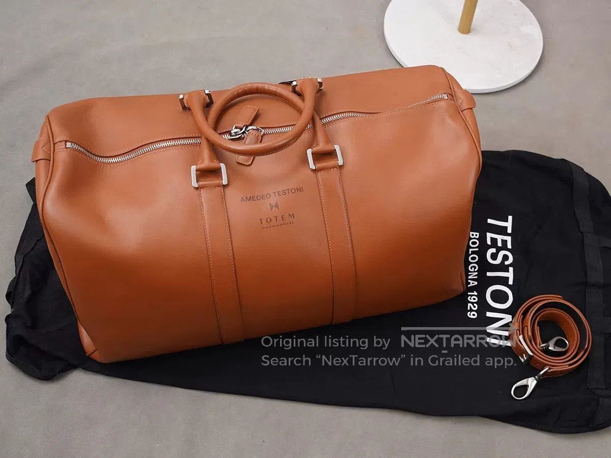 Testoni A testoni Leather Travel Bag. Size ONE SIZE - 6 Thumbnail