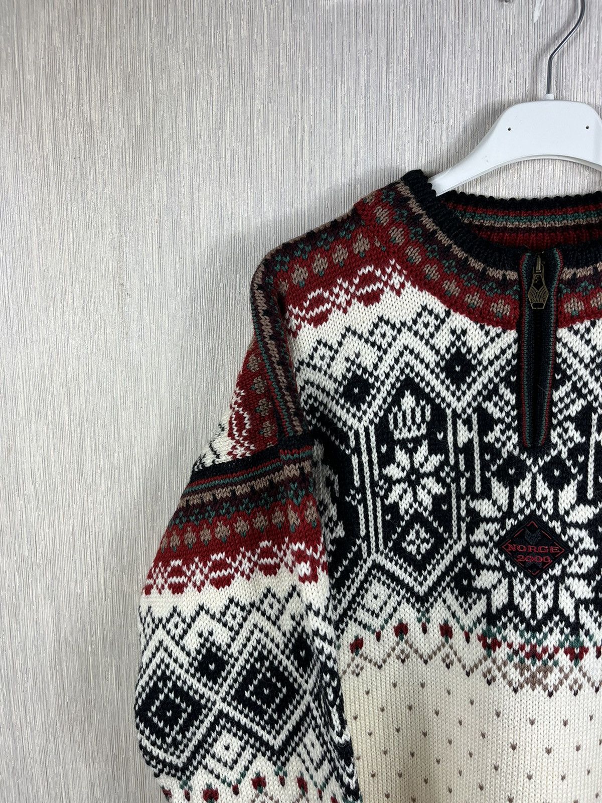 Dale Of Norway × Vintage Vintage Dale of Norway wool heavy patterned zip sweater knit Size US S / EU 44-46 / 1 - 5 Thumbnail