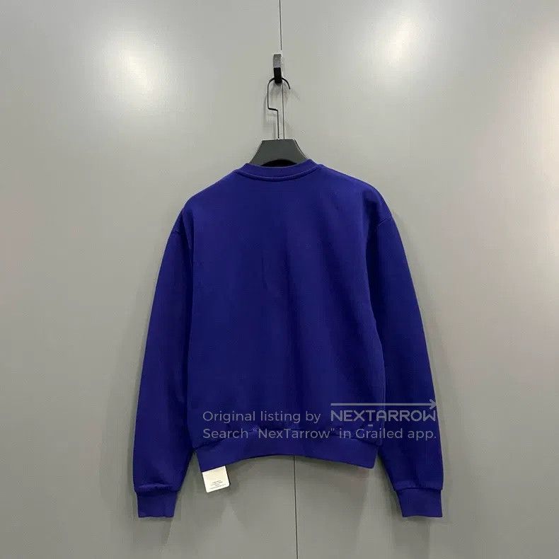 Balenciaga Balenciaga Blue Small Logo Printed Sweatshirt Size US XS / EU 42 / 0 - 3 Thumbnail