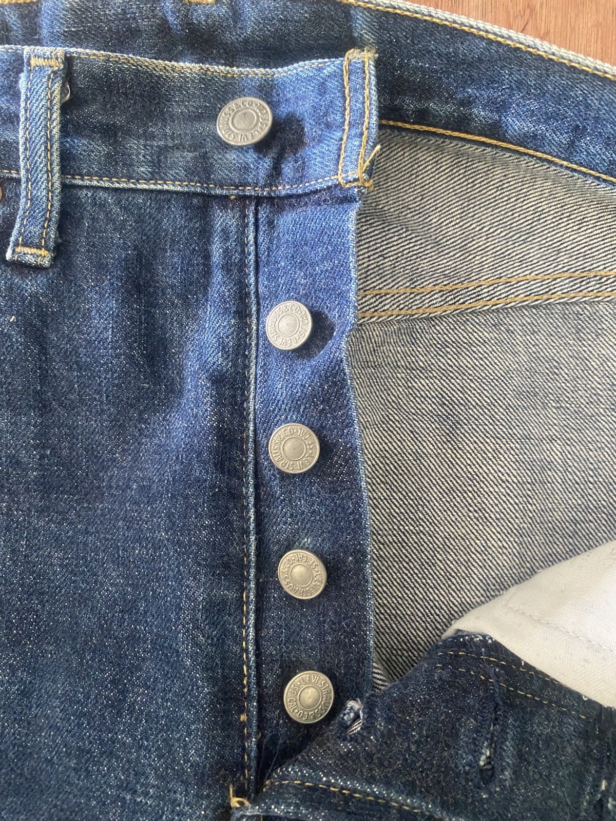 Japanese Brand × Levi's × Vintage VINTAGE LEVI'S BIG E LOT 503B BUTTON J22 Size US 30 / EU 46 - 8 Thumbnail