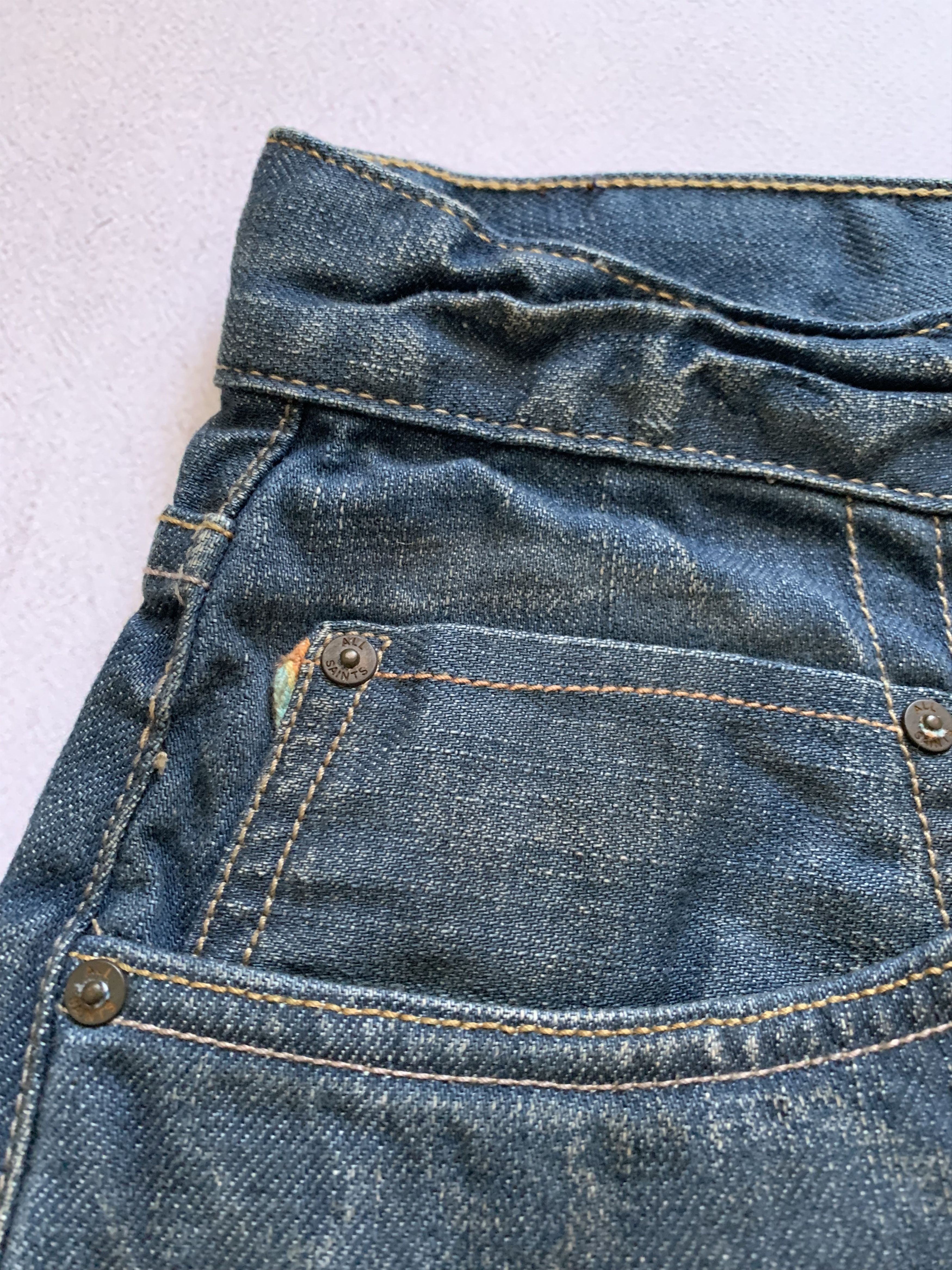 Allsaints × Japanese Brand Vintage Allsaints Jeans Denim Pants Baggy Dirty Distressed Size US 34 / EU 50 - 6 Thumbnail