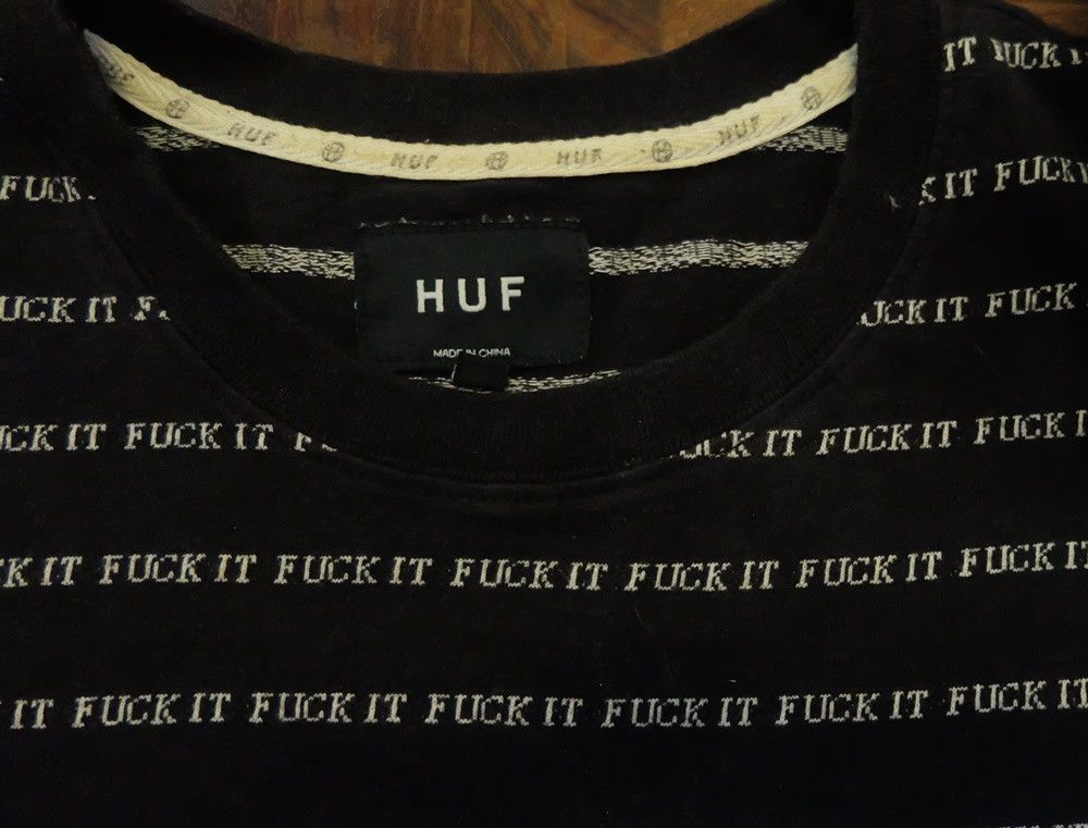 Huf HUF “Fuck It” Tee Size US M / EU 48-50 / 2 - 2 Thumbnail