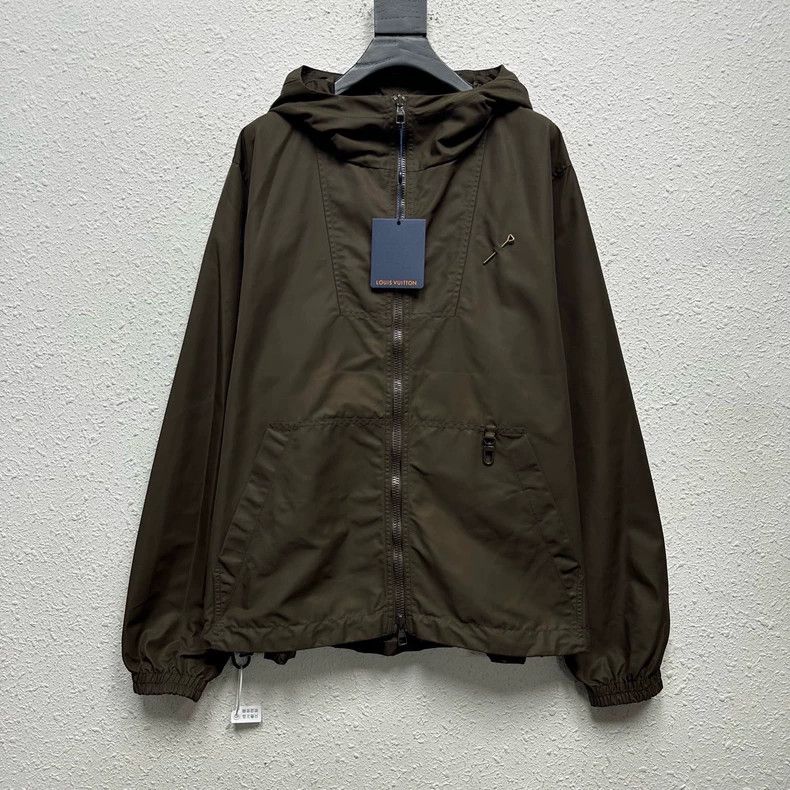 Louis Vuitton LV Louis Vuitton Brown Windbreaker Jacket-dmc Size US L / EU 52-54 / 3 - 1 Thumbnail
