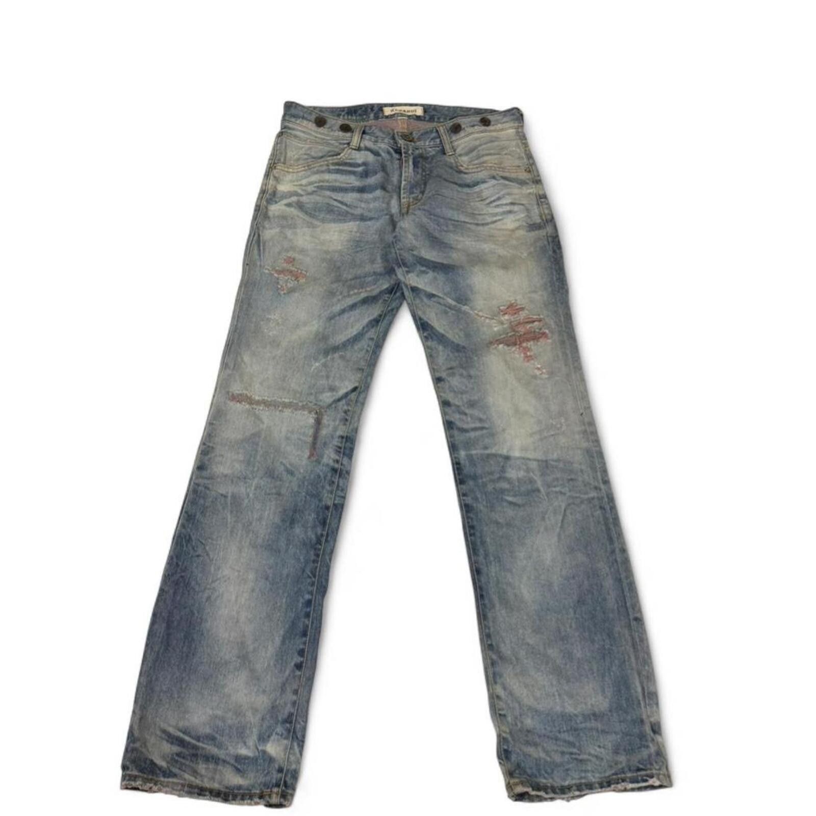 Other Vintage Rapanui light wash ripped look denim jeans Size 32" / US 10 / IT 46 - 2 Thumbnail