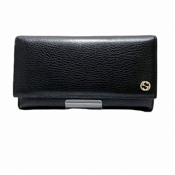 Gucci Gucci Gucci Interlocking G Leather Bifold Wallet Leather Long Wallet 449279 Size ONE SIZE - 1 Thumbnail