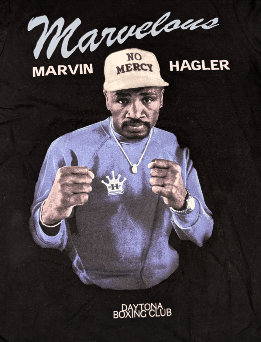Other Marvin Hagler Vintage Black Tee Size US M / EU 48-50 / 2 - 2 Thumbnail