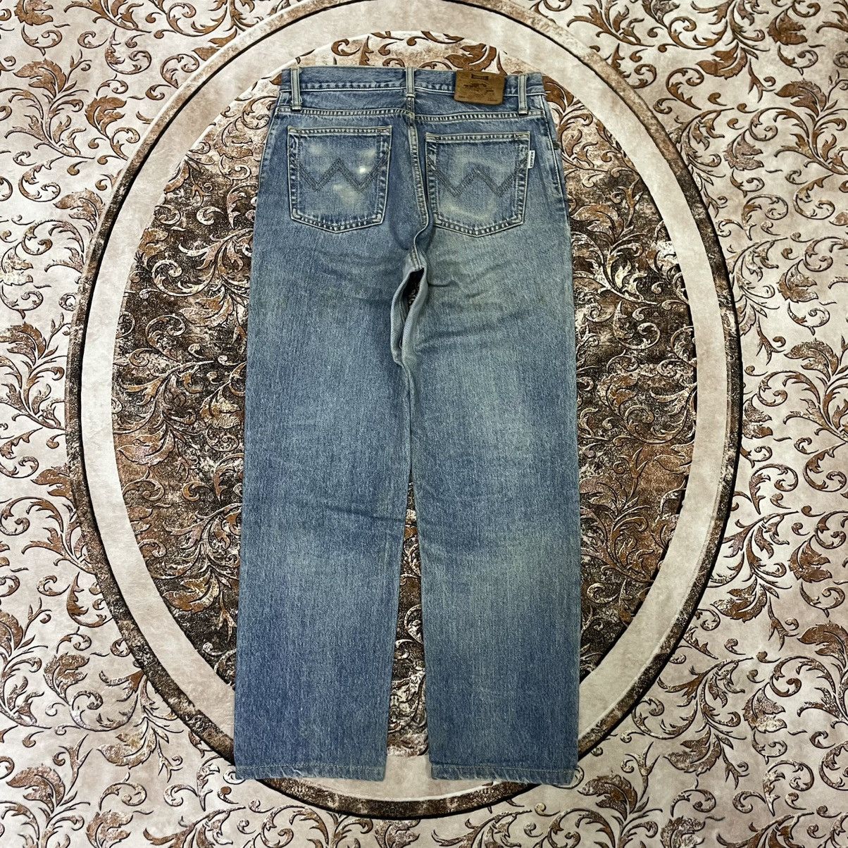 Edwin 🔥Vintage 1993 Edwin Stoned Washed Distress Dirty Denim Jeans Size US 31 - 4 Thumbnail