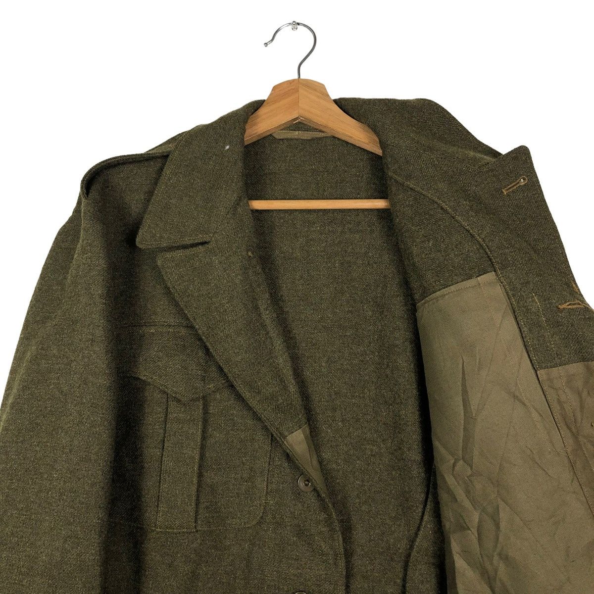 Vintage 🔥TRUE VINTAGE 1955 MILITARY CARGO JACKET BELT BUZZ RICKSONS Size US M / EU 48-50 / 2 - 12 Thumbnail