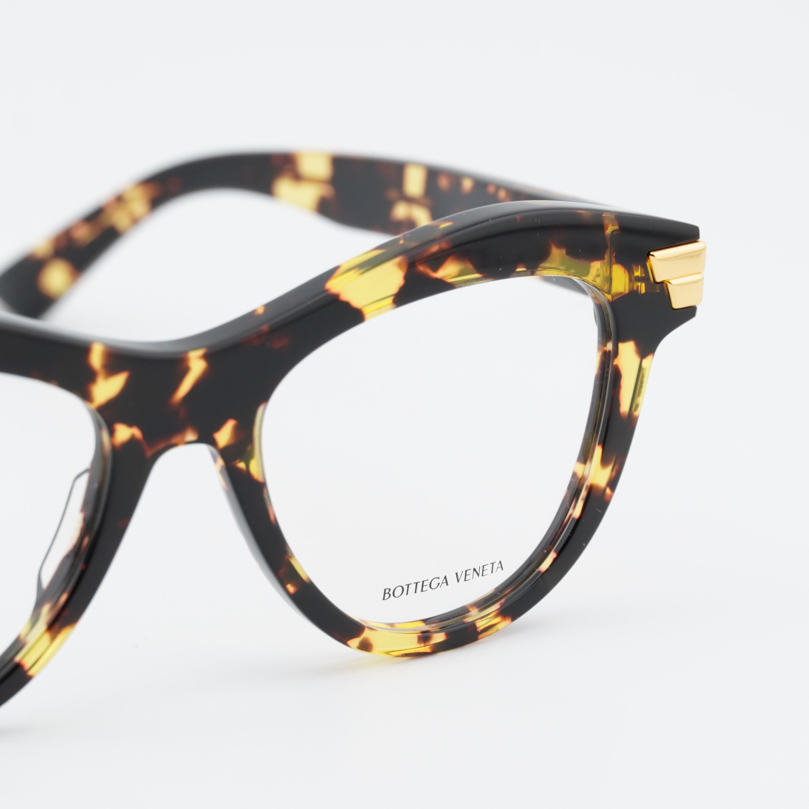 Bottega Veneta Bottega Veneta BV1105O 002 Eyeglasses Havana 50mm Cat Eye Size ONE SIZE - 9 Thumbnail