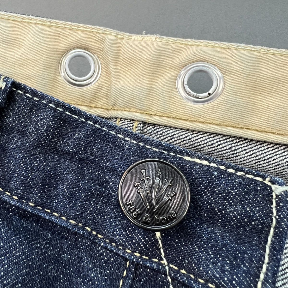 Rag & Bone Rag & Bone 3/4th Convertible Straight Leg Selvedge Jeans Size US 30 / EU 46 - 8 Thumbnail