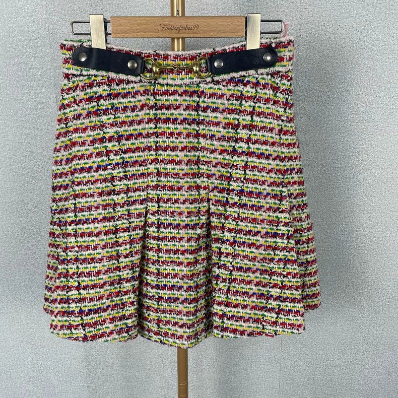 Gucci Gucci Multi Woven Skirt Size 42 - dmc Size US 31 - 1 Thumbnail