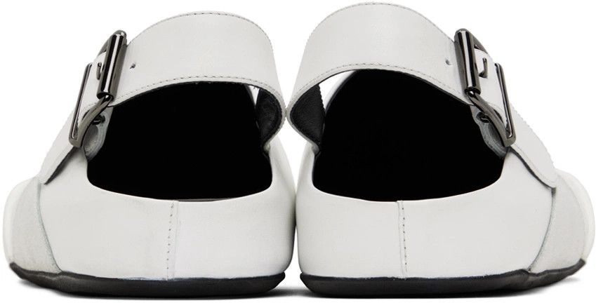 Marni o1w1db10125 Fussbett Sabot Sandals in White Size US 9 / EU 42 - 4 Thumbnail