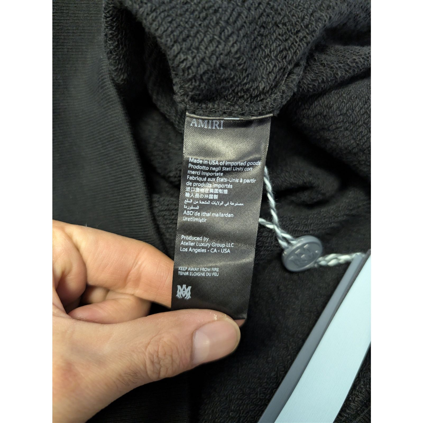 Amiri o1rshd1 Bones Stacked Hoodie in Black Size US L / EU 52-54 / 3 - 16 Thumbnail