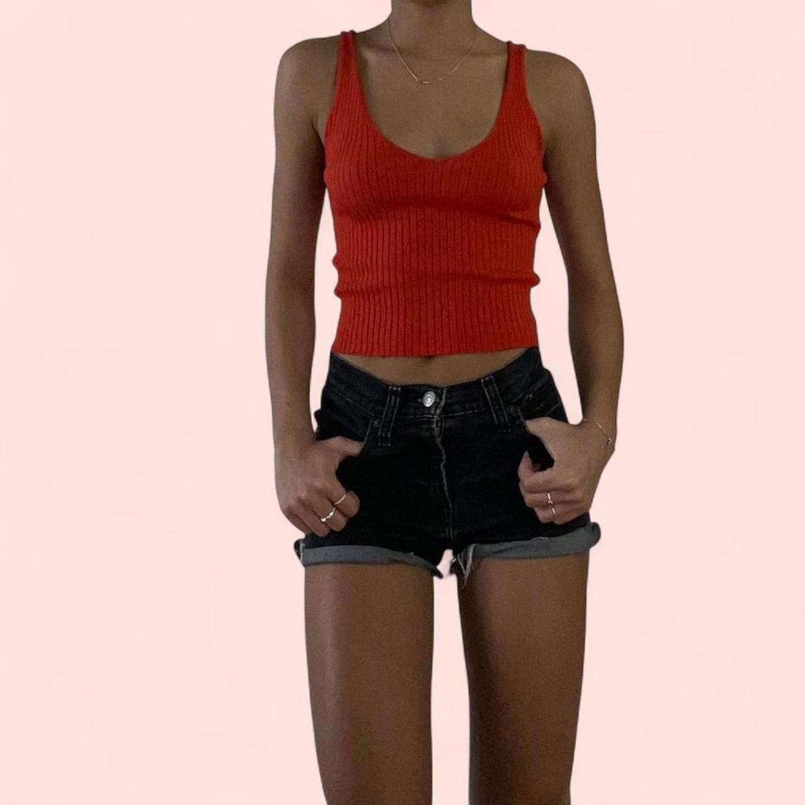 Urban Outfitters Orange summer tank top - very flattering on Size S / US 4 / IT 40 - 1 Thumbnail