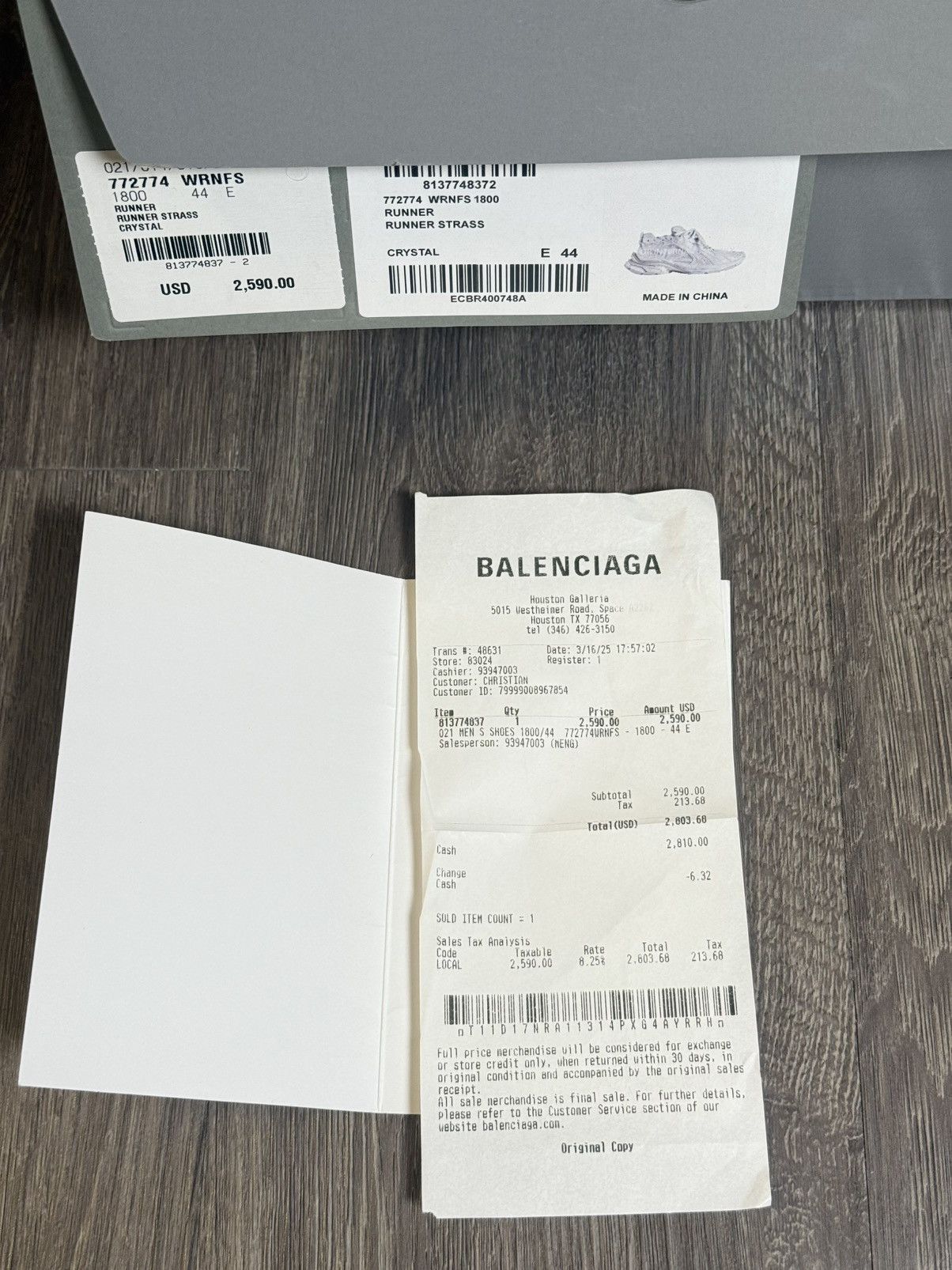 Balenciaga Balenciaga Crystal Rhinestone Sneakers Size US 11 / EU 44 - 6 Thumbnail