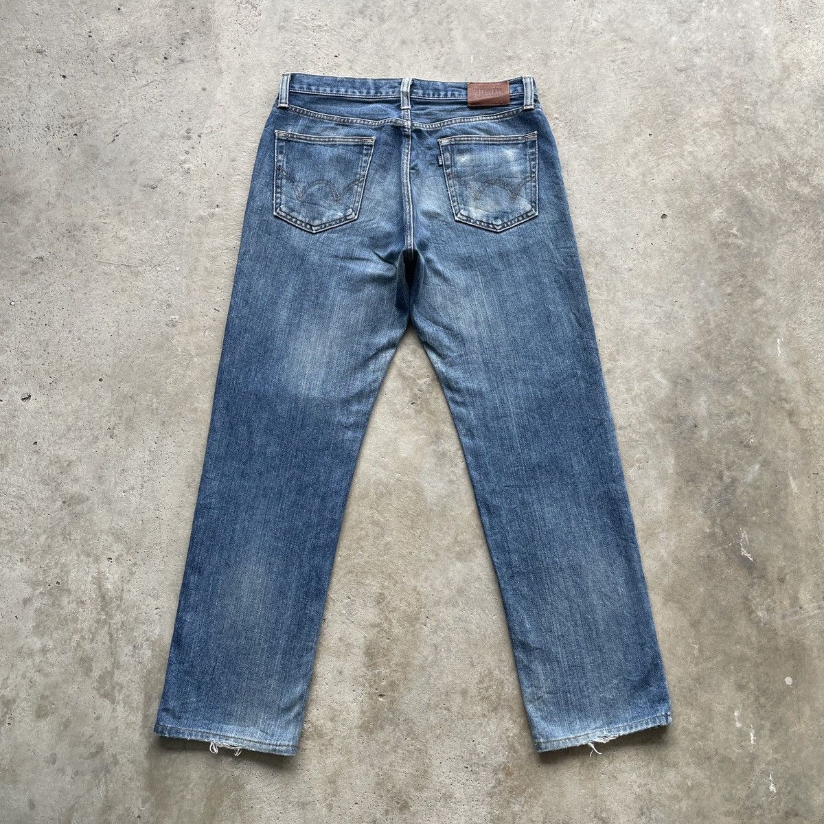 Edwin × Japanese Brand W32 Vintage Edwin Made In Japan Faded Distressed Jeans Pants Size US 32 / EU 48 - 12 Thumbnail