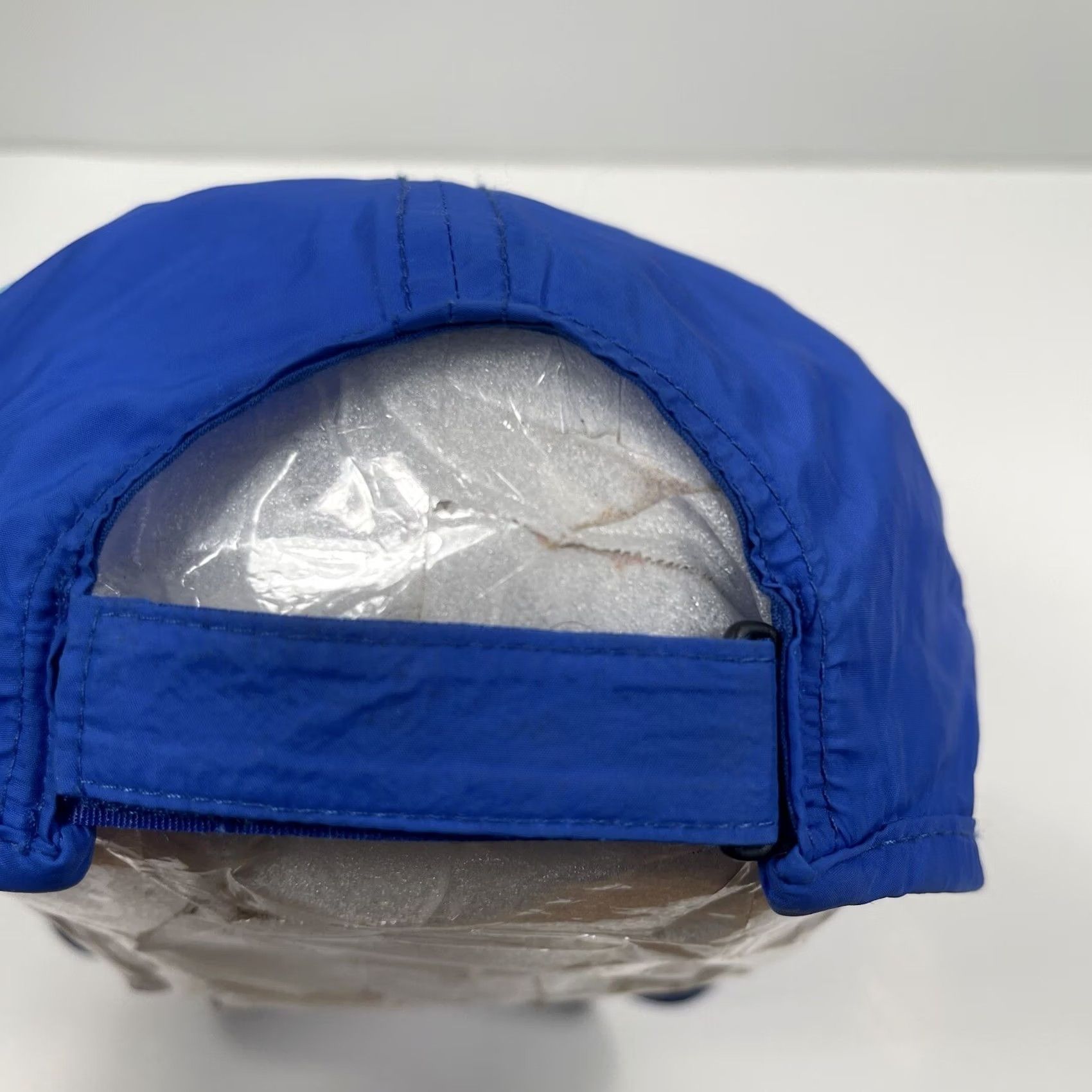 Vintage SO Hat Baseball Cap Adult Adjustable Blue 100% Polyester Vented Triathlon Running Cap Unisex Adults Accessories Mens Womens Size ONE SIZE - 7 Thumbnail