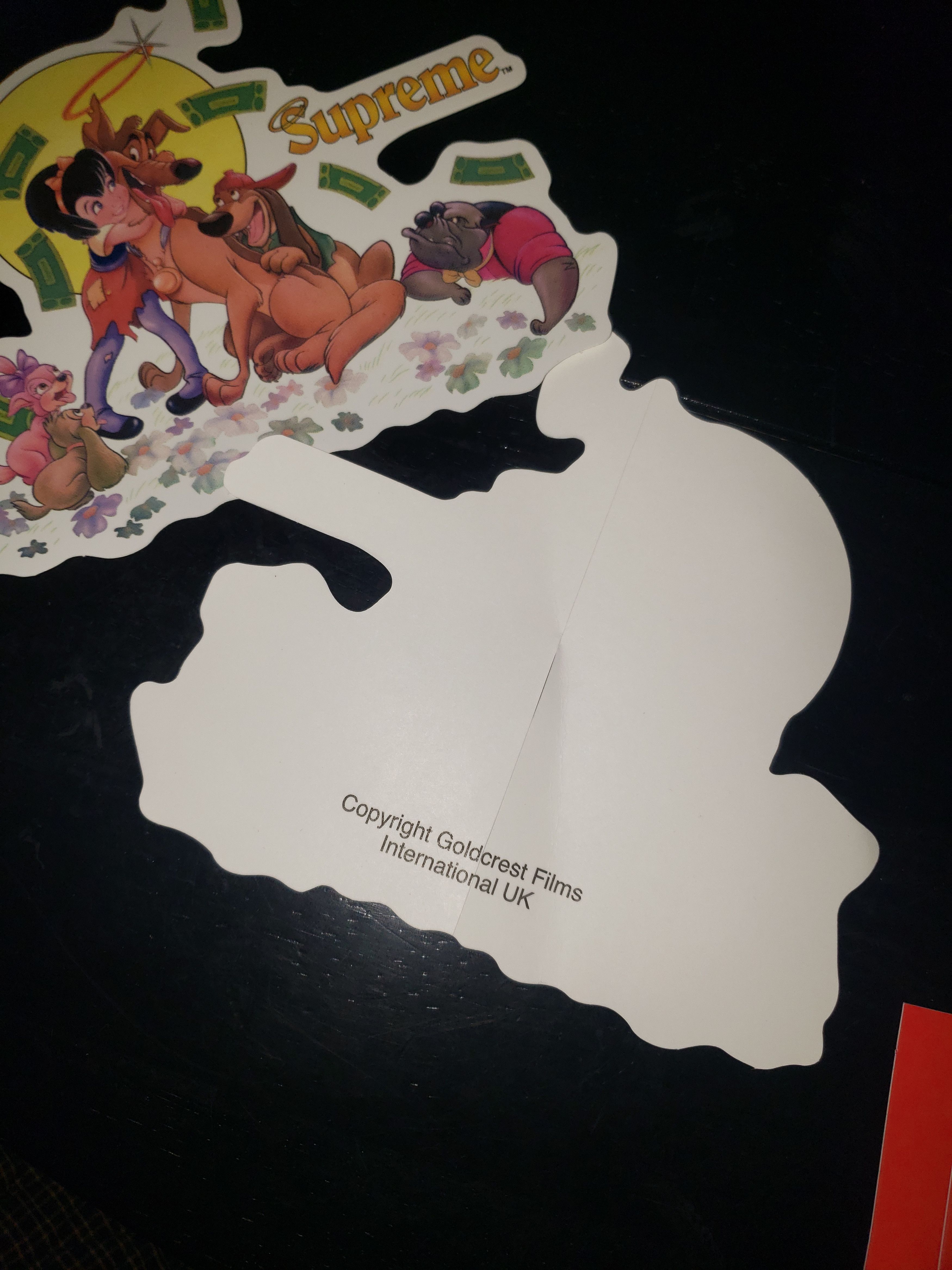 Supreme 2 Supreme X All Dogs Go To Heaven Stickers Size ONE SIZE - 2 Thumbnail