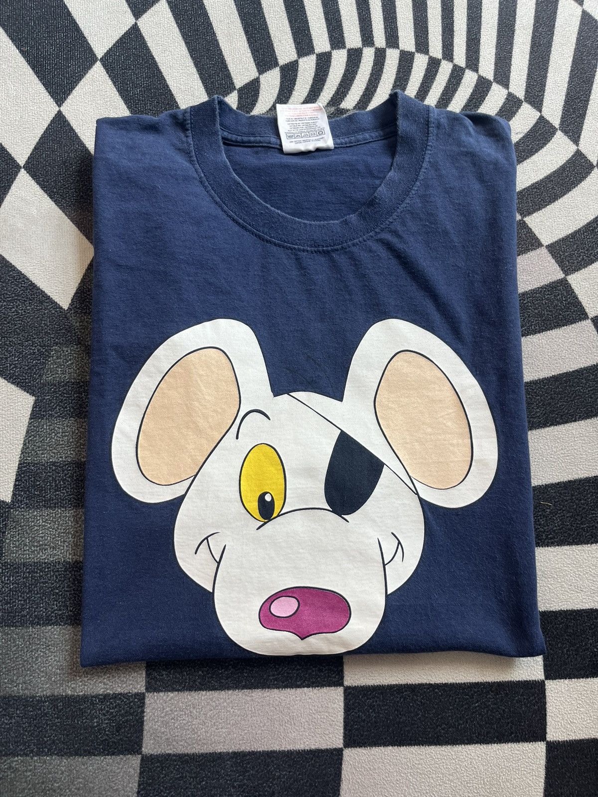 Vintage DANGER MOUSE Big face 90’s Tshirt