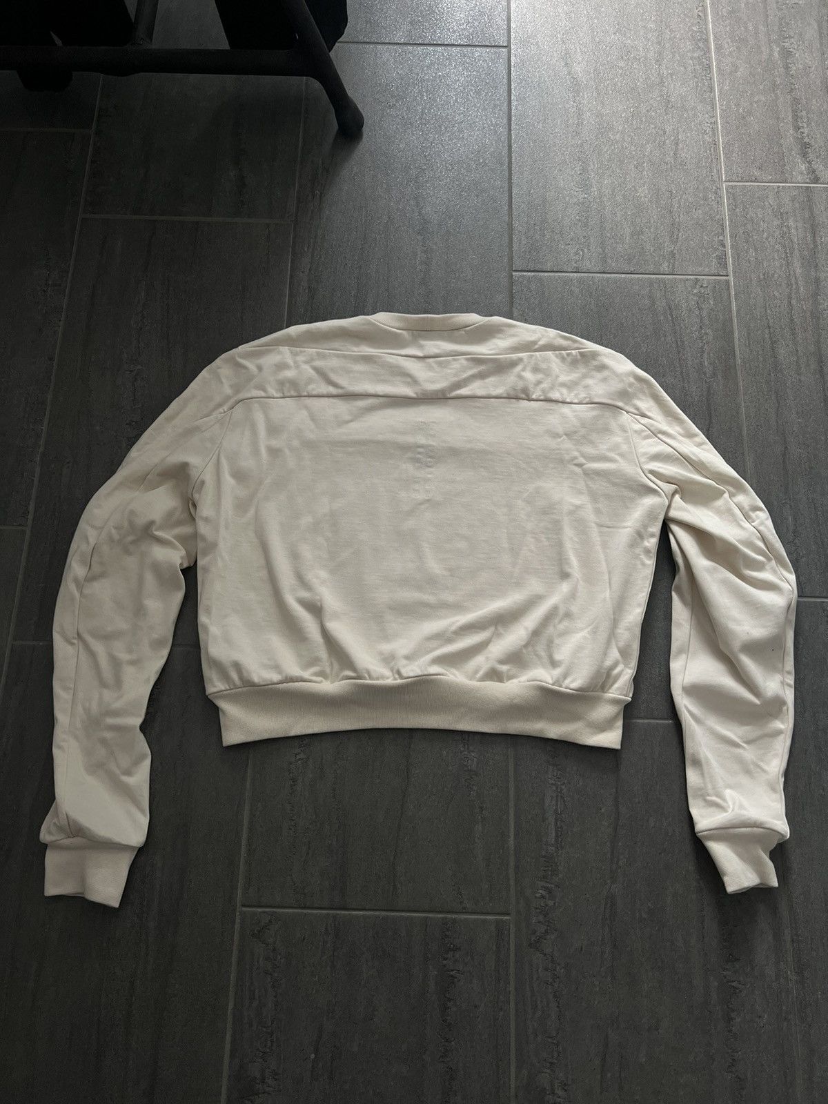 Rick Owens Rick Owens S/S 22 Fogachine Geth Sweatshirt beige Size US L / EU 52-54 / 3 - 3 Thumbnail
