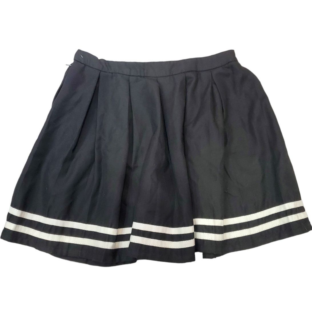 Hot Topic Hot Topic | Black w/ White Stripes Mini Cheer Skirt | Size M Size 28" / US 6 / IT 42 - 7 Thumbnail
