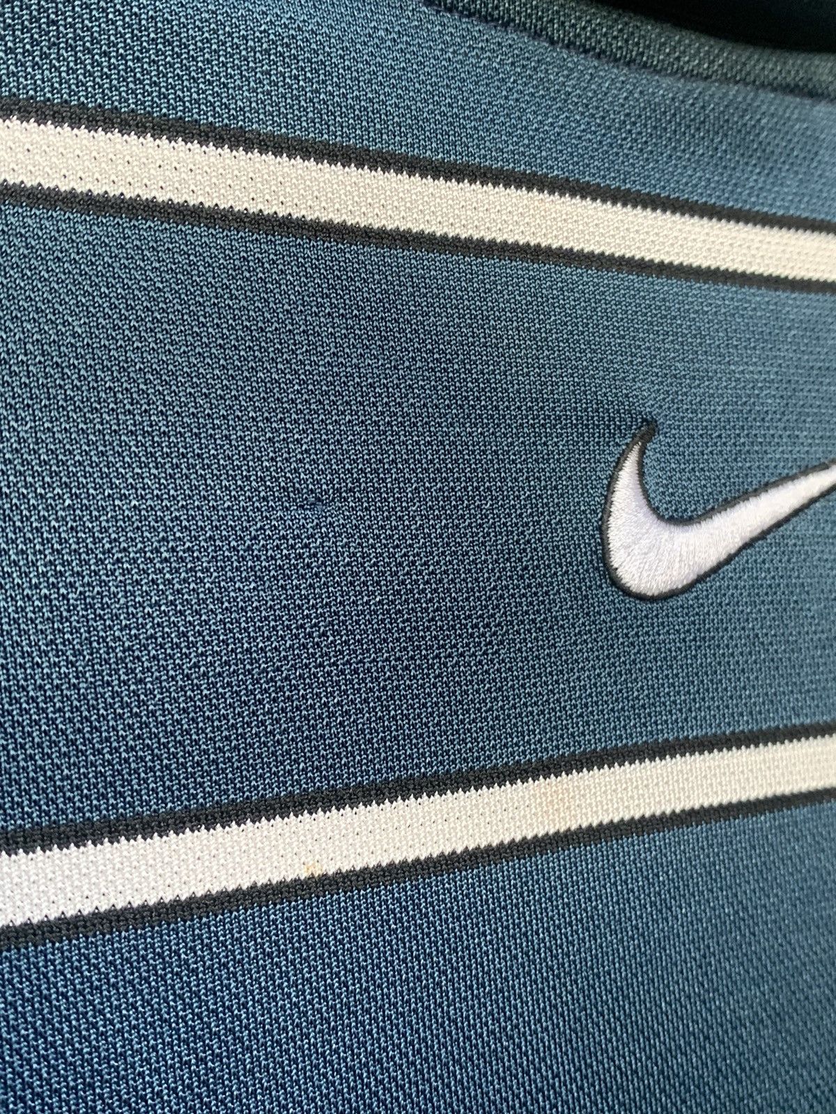 Nike × Vintage Nike 90s Vintage Tank Top Big Logo Striped Shirt | XL Size US XL / EU 56 / 4 - 8 Thumbnail