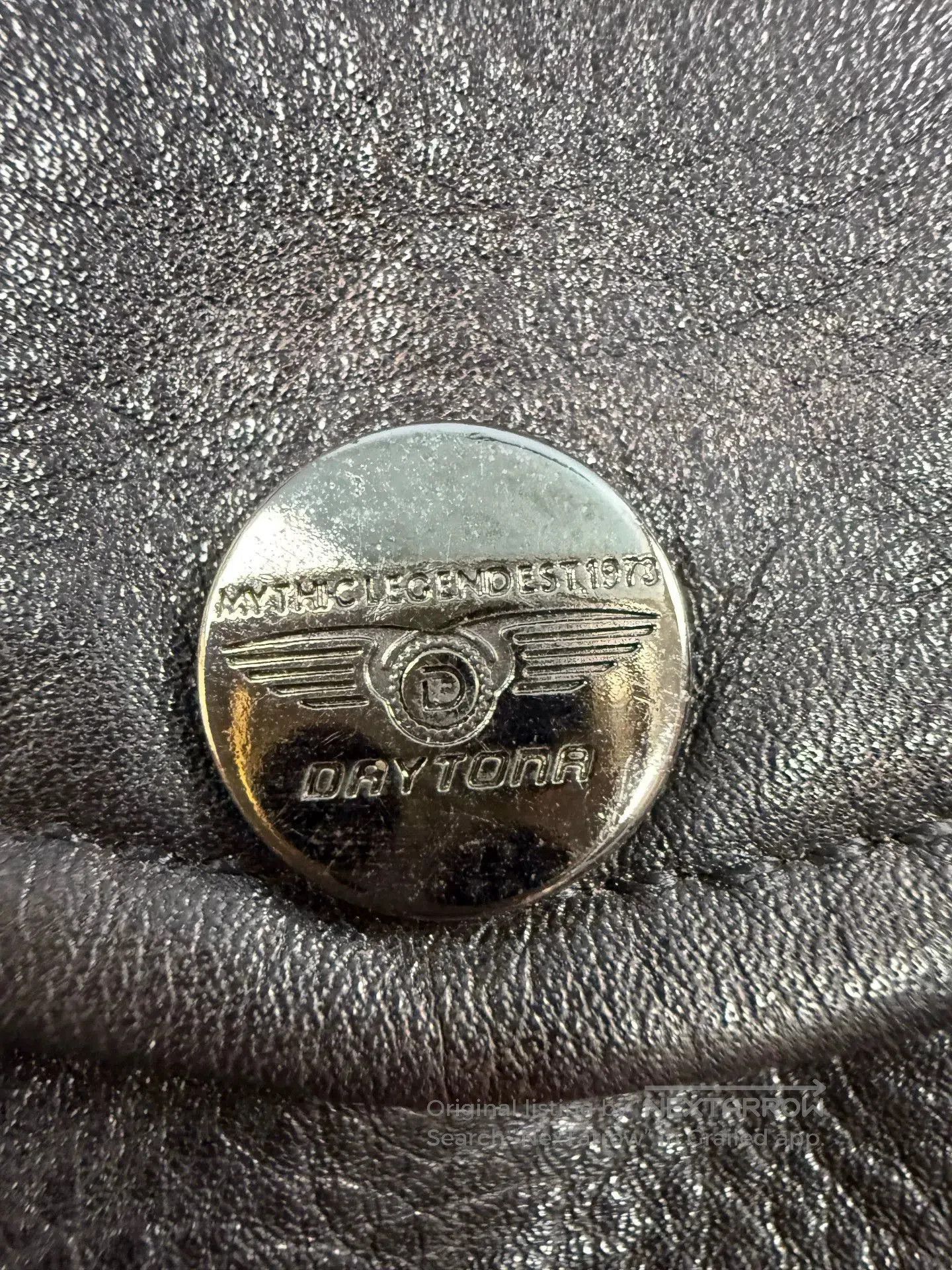 Other Daytona Men's Heavyweight Leather Jacket. Size US L / EU 52-54 / 3 - 8 Thumbnail