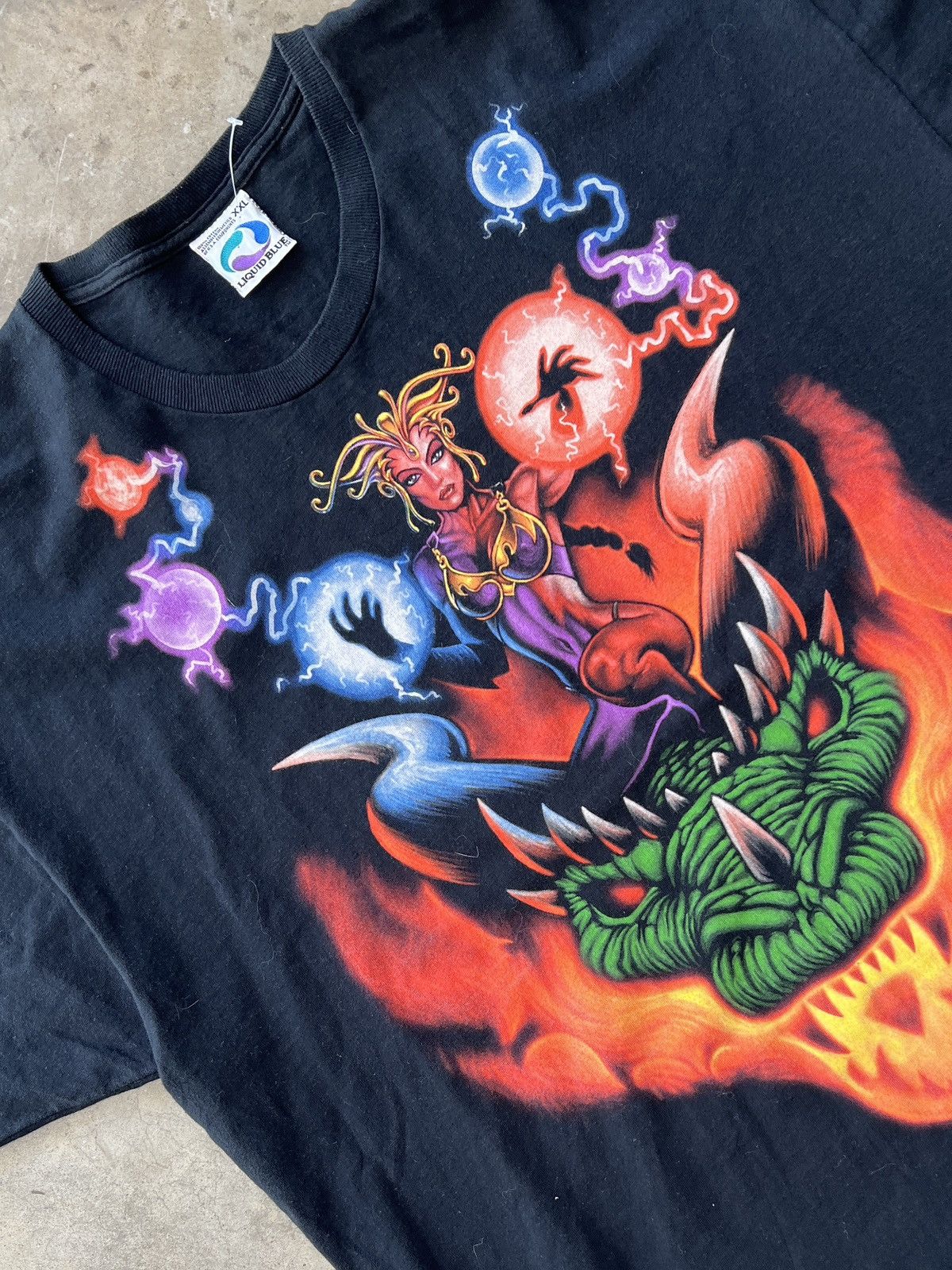 Liquid Blue × Vintage Vintage 1998 Liquid Blue Dragon Queen 