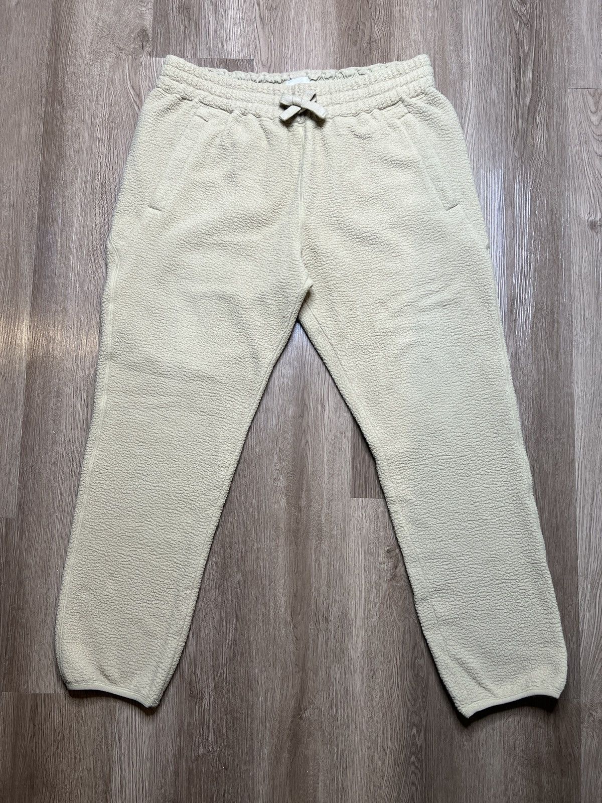 image of Aime Leon Dore Aimé Leon Dore Twill Deep Pile Sweatpants XL in Beige, Men's (Size 36)