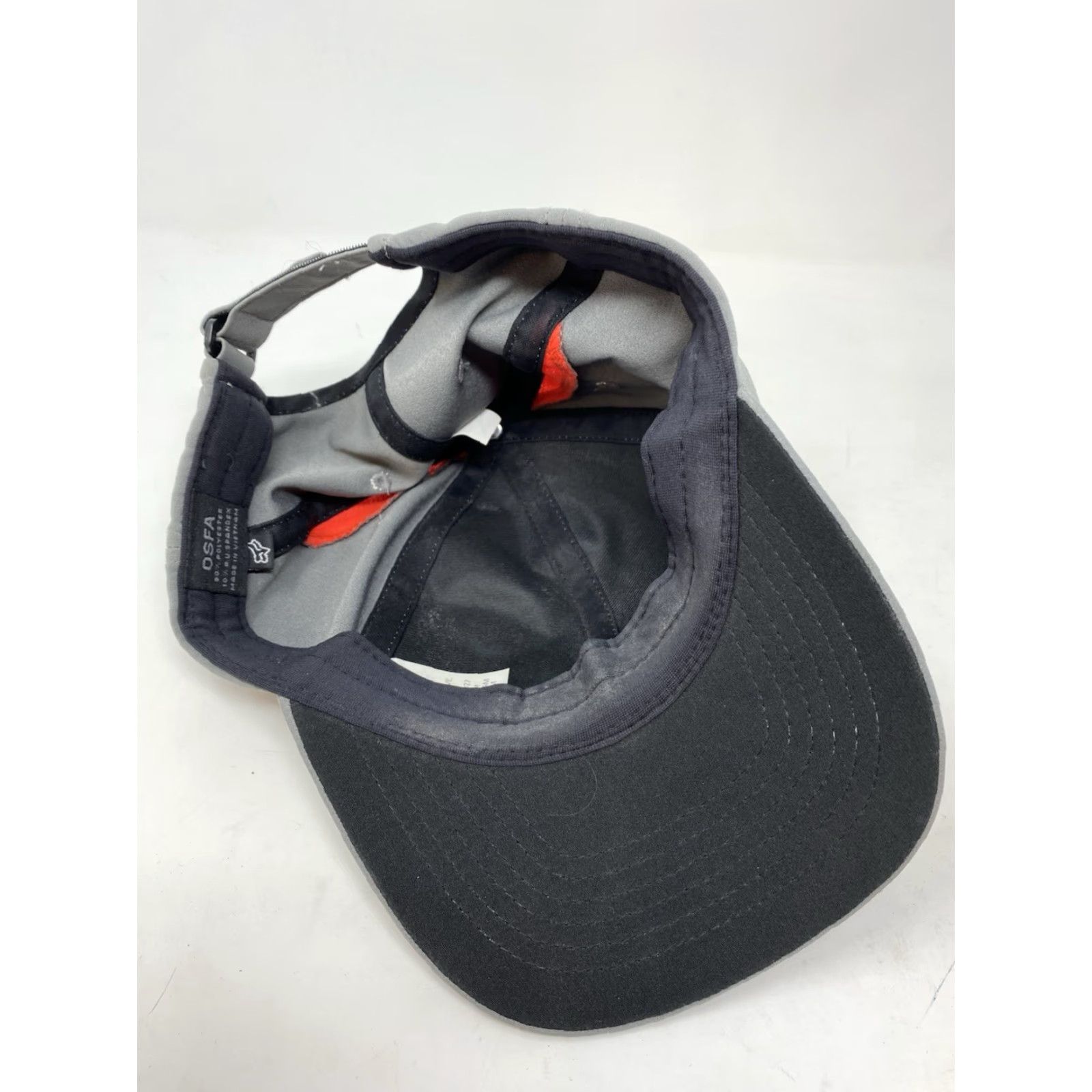 New Era FOX Racing New Era Hat One Size Gray 39Thirty Stretch Fit Cap Adjustable Stretch - Mens Baseball Cap Sports Wear Size ONE SIZE - 8 Thumbnail
