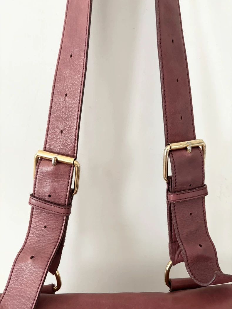 Vivienne Westwood Vivienne Westwood Rose red Saturn embossed postman's bag Size ONE SIZE - 5 Thumbnail