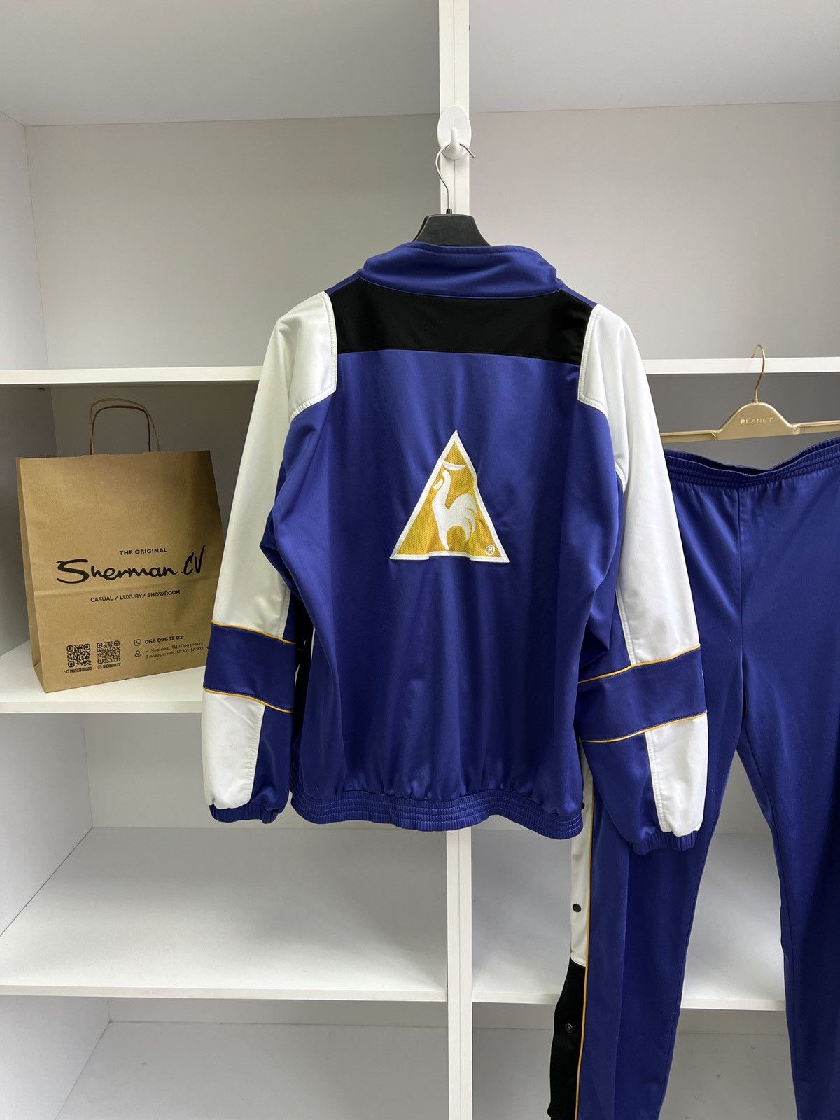 Le Coq Sportif × Vintage Vintage 90s Le CoQ Sportif tracksuit Size US L / EU 52-54 / 3 - 12 Thumbnail