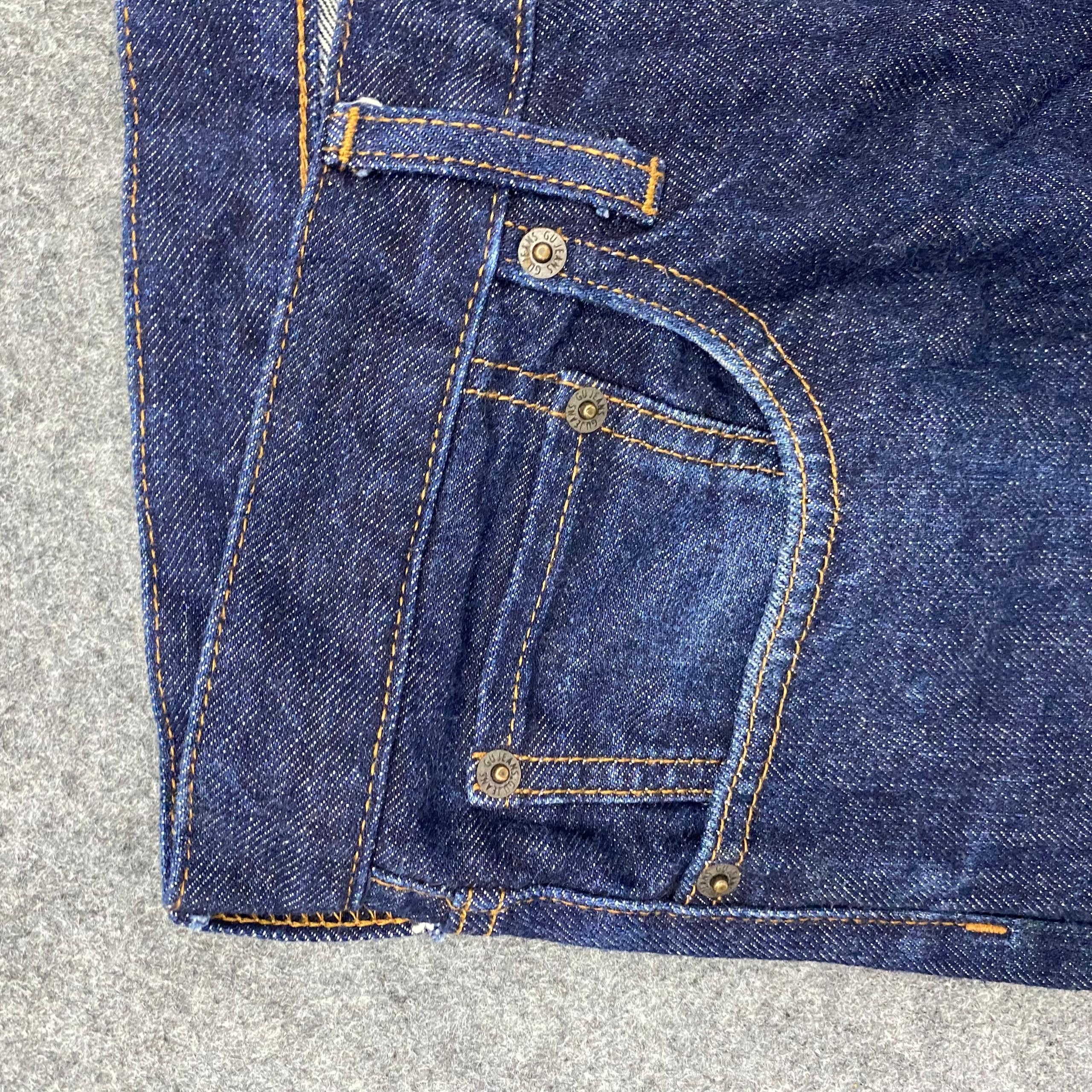 GU 💥Best Offer💥Vintage Gu Japanese Brand Distressed Denim Size US 34 / EU 50 - 9 Thumbnail