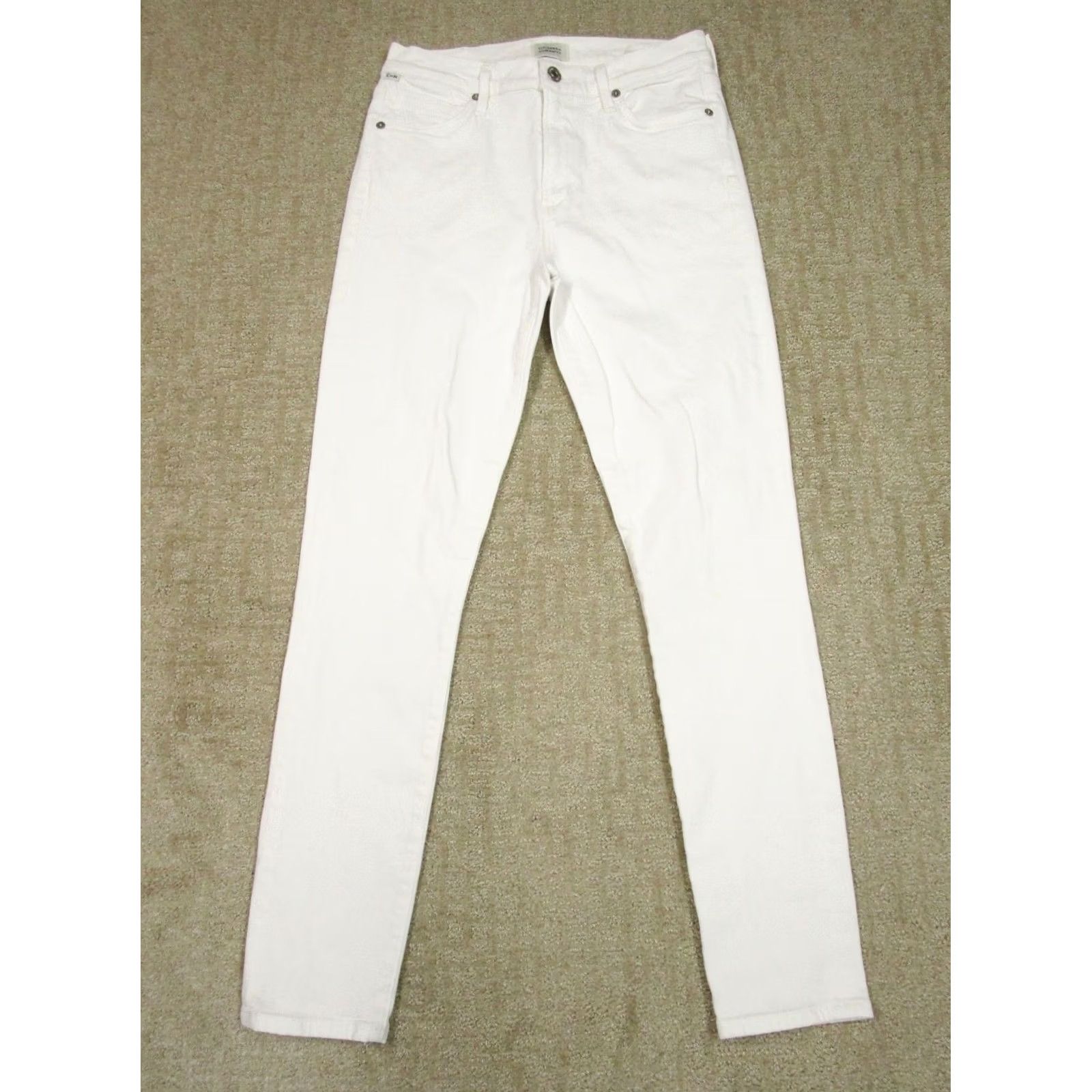 Citizens Of Humanity Citizens of Humanity Jeans Women 28 White High Rise Rocket Ankle Skinny Pants Size 28" / US 6 / IT 42 - 2 Thumbnail