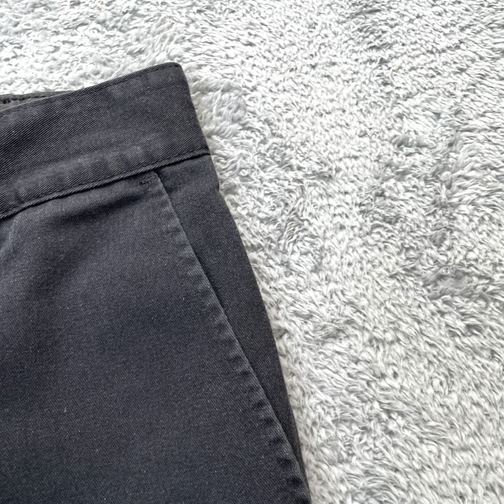 Dickies Dickies Pants Mens 29x30 Black Flex 850 Slim Fit Tapered Leg Chino Cotton Casual Sl m Size US 29 - 6 Thumbnail