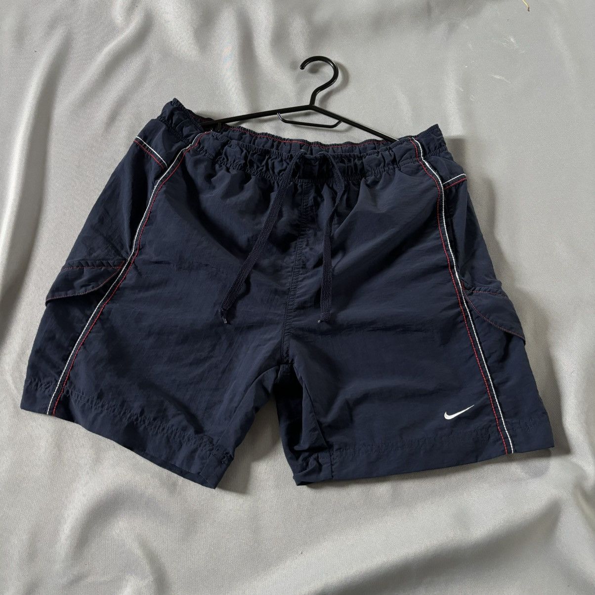 Nike Nike vintage shorts rare medium blue 32 Size US 32 / EU 48 - 1 Thumbnail
