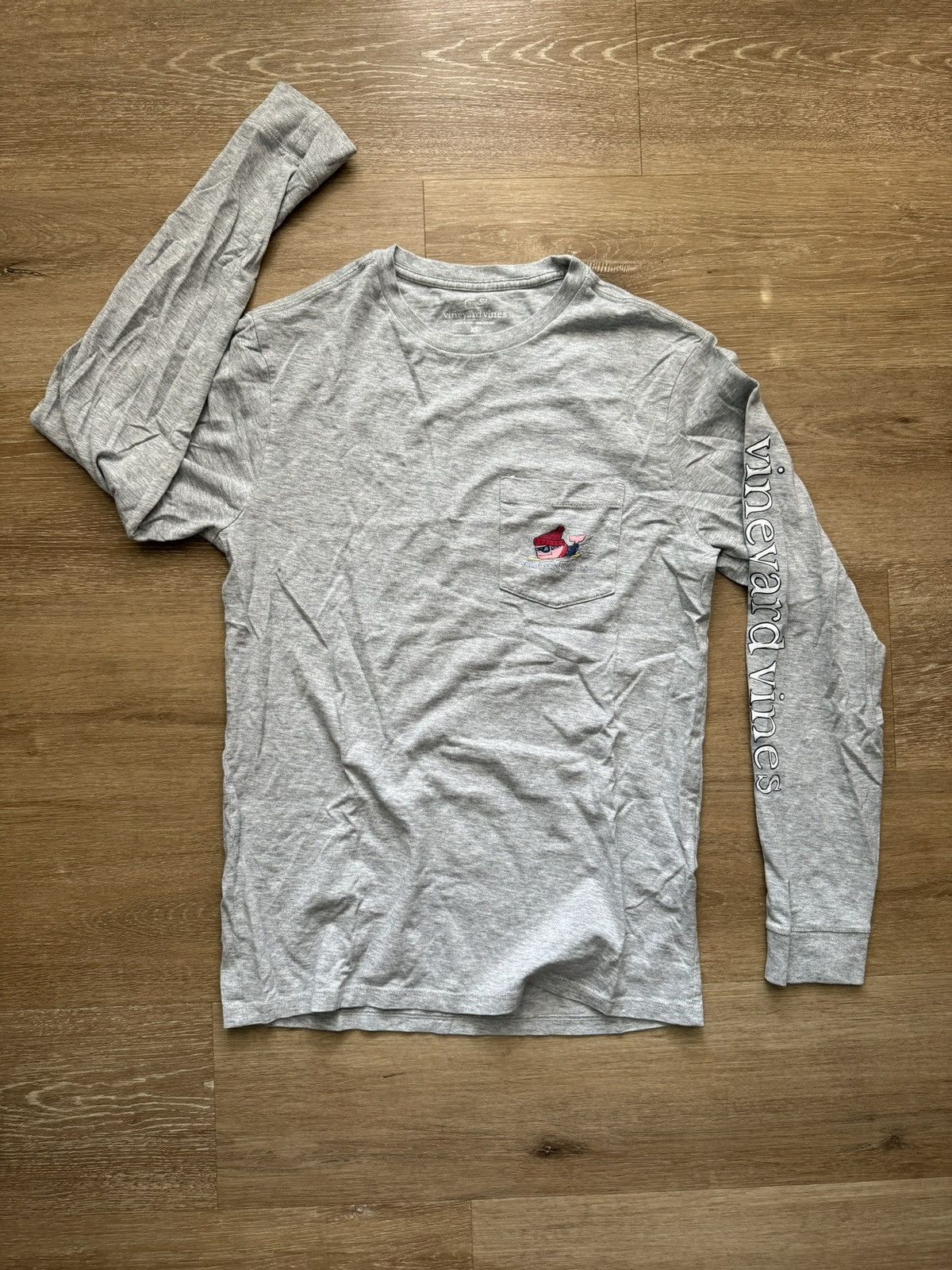 Vineyard Vines Vineyard Vines Snowboarding Pink Whale Pocket Long Sleeve Size US S / EU 44-46 / 1 - 10 Thumbnail