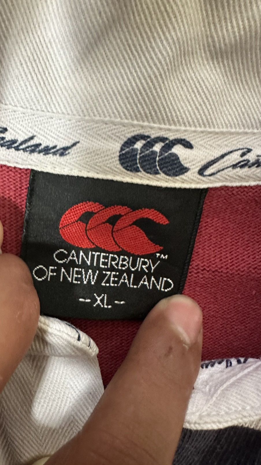 Canterbury of New Zealand VINTAGE CANTERBURY RUGBY POLO TEE Size US M / EU 48-50 / 2 - 7 Thumbnail