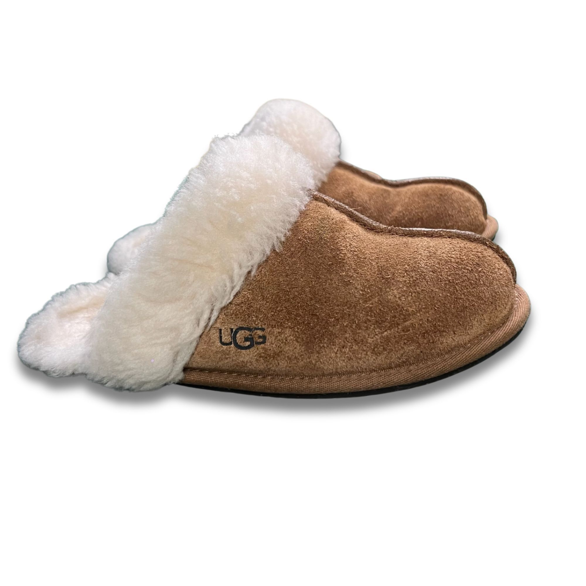 Ugg UGG Scuffette Ii Cozy Sheepskin Suede Home Slippers Chestnut Size US 6 / IT 36 - 3 Thumbnail