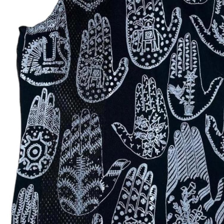 Miss Sixty The Miss Sixty Henna Hands Mesh Top Size ONE SIZE - 2 Thumbnail