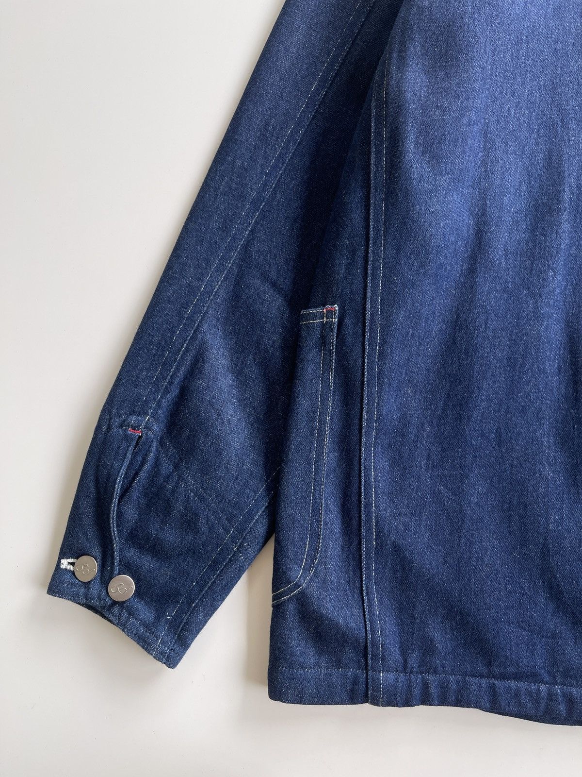 Japanese Brand Kamikaze Indigo Blue Worker Chore Jacket Size US M / EU 48-50 / 2 - 6 Thumbnail