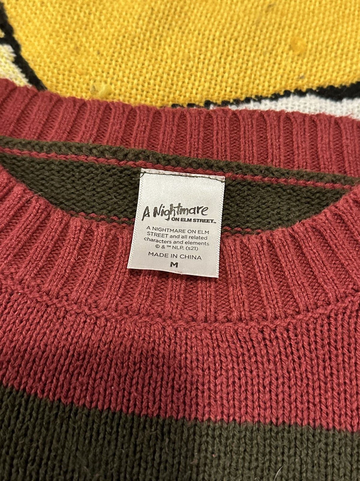 Vintage Freddy Krueger Nightmare On Elm Street Sweater Size US M / EU 48-50 / 2 - 4 Thumbnail