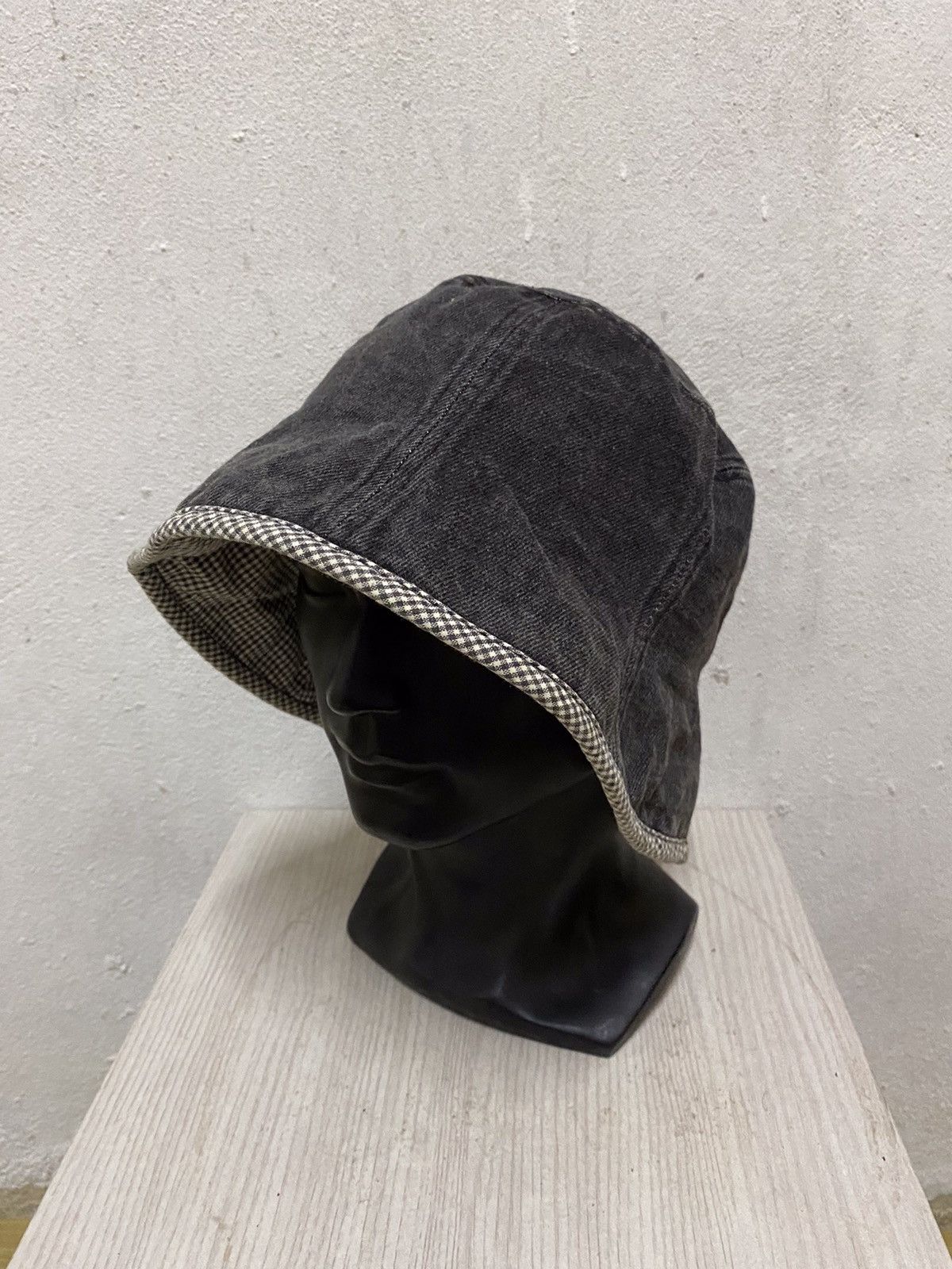 Japanese Brand Japanese Brand Plain Bucket Hat Size ONE SIZE - 3 Thumbnail