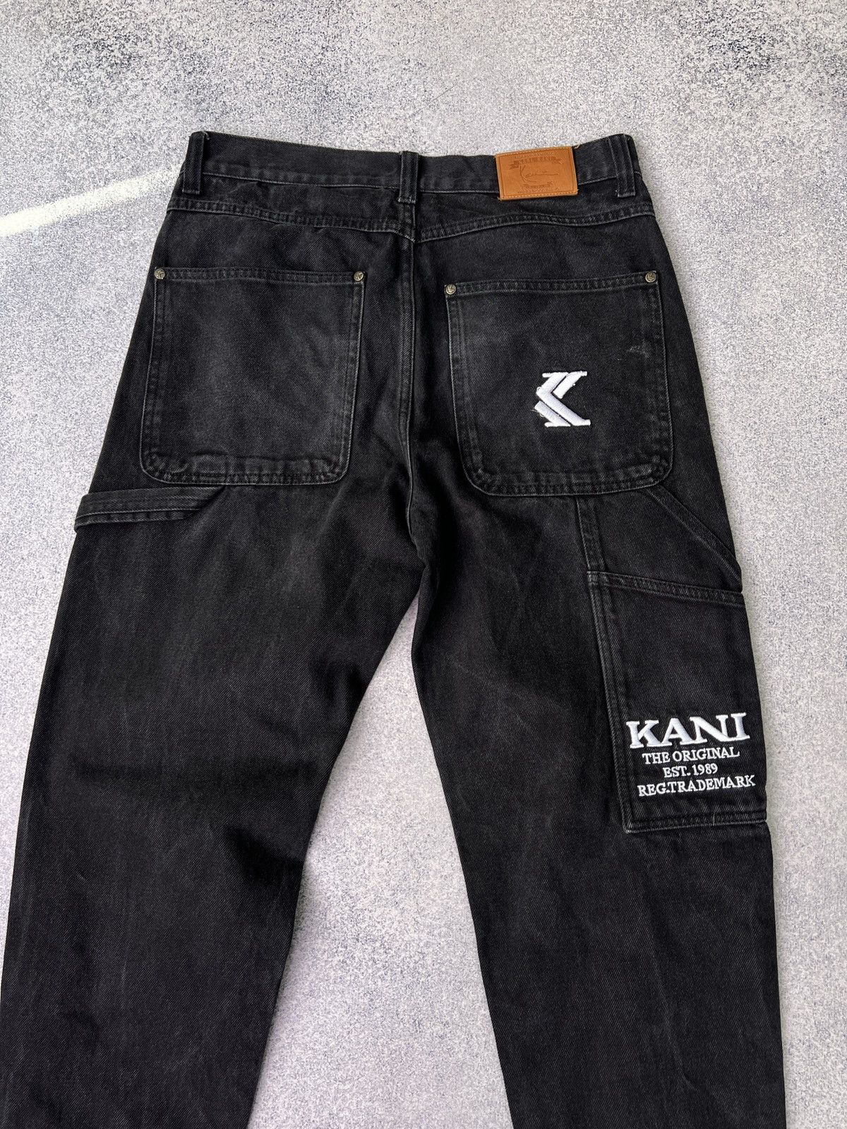 Karl Kani × Vintage Vintage Karl Kani rap black pants Size US 32 / EU 48 - 8 Thumbnail