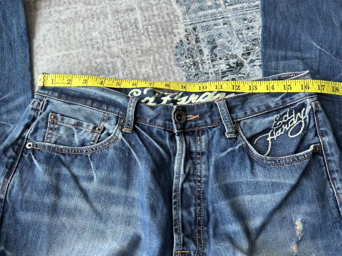 Ed Hardy Embroidery New York Skulls Ed Hardy Denim Size US 33 - 23 Thumbnail