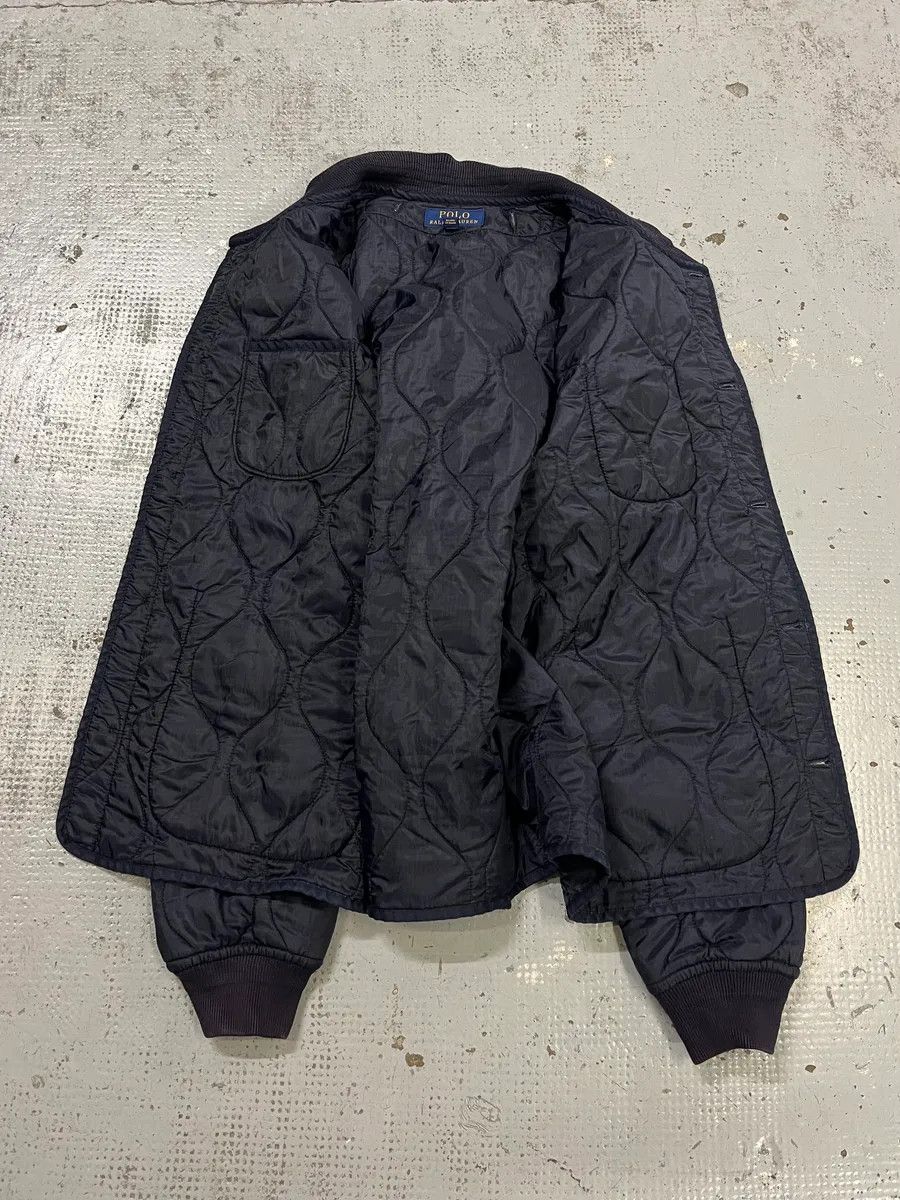 Polo Ralph Lauren Ralph Lauren Quilted Navy Japanese Bomber Jacket Size US L / EU 52-54 / 3 - 8 Thumbnail