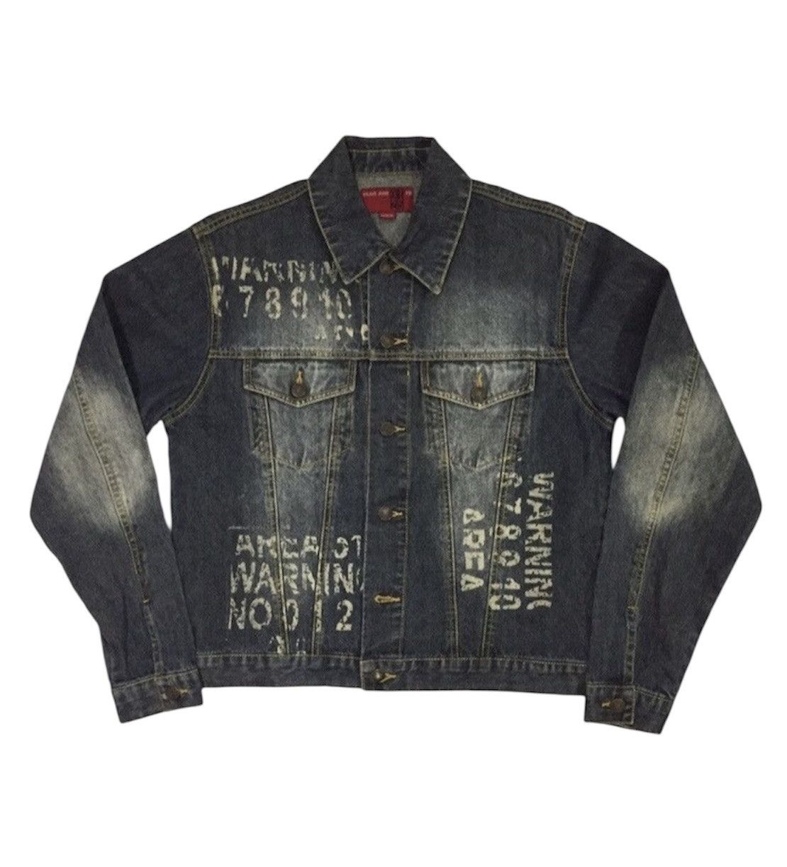 Japanese Brand NYLAUS DENIM JAPANESE BRAND JEANS JACKET Size US M / EU 48-50 / 2 - 1 Thumbnail