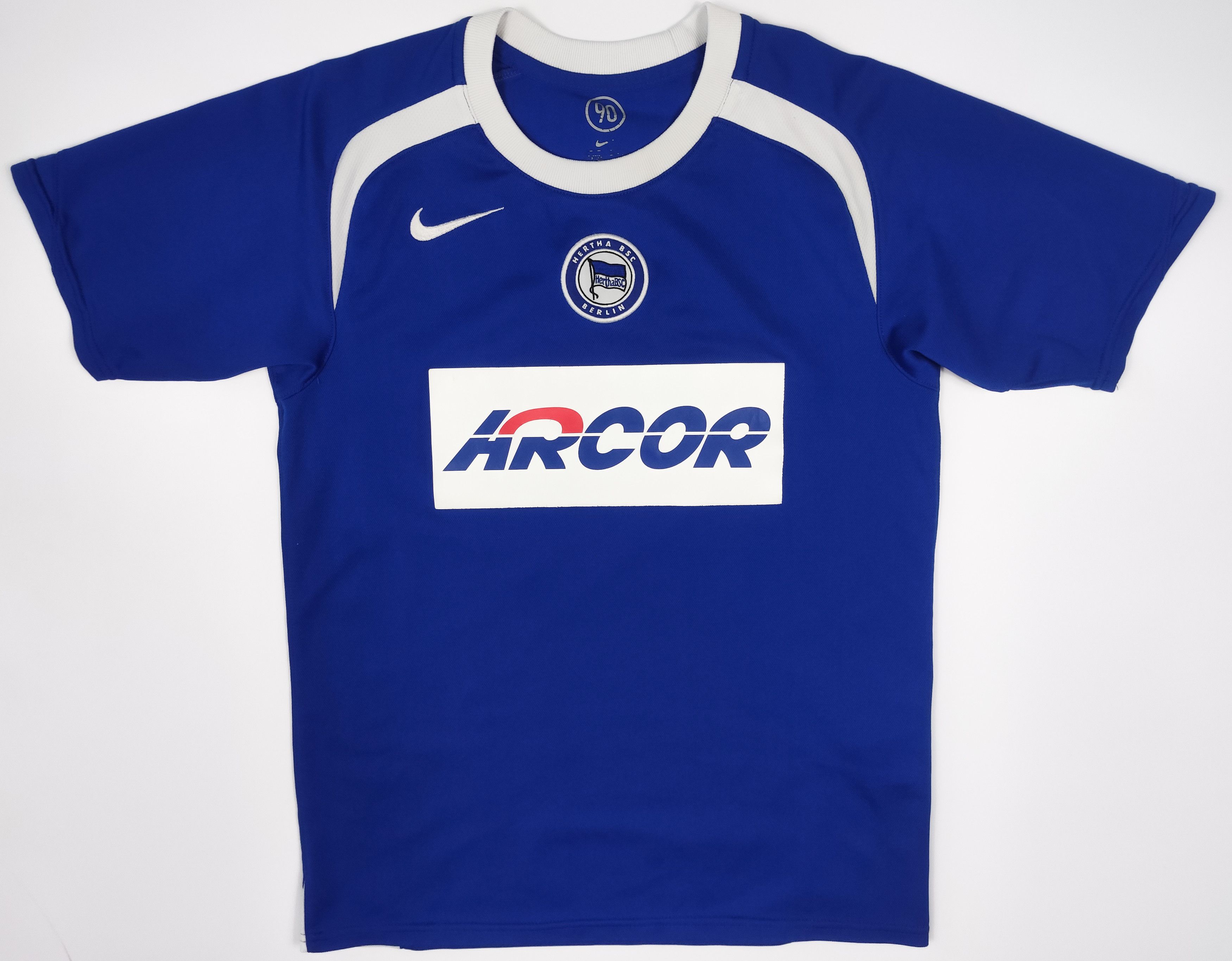 Nike Hertha BSC 2005 2006 Nike Home Shirt Size 154cm Size US XXS / EU 40 - 1 Thumbnail