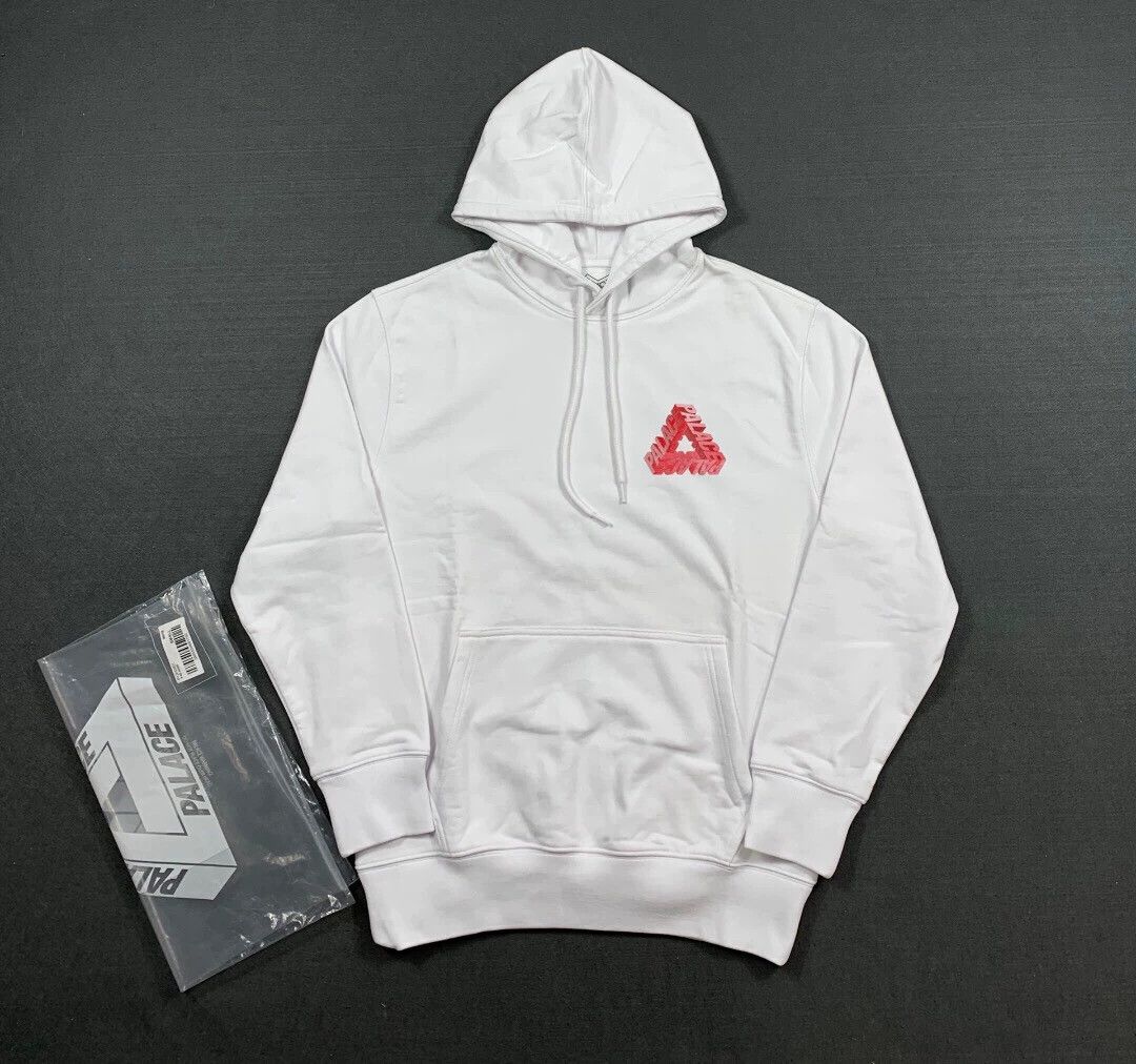 Palace PALACE P-3D 3D Phantom Logo White Hoodie S Size US S / EU 44-46 / 1 - 1 Thumbnail